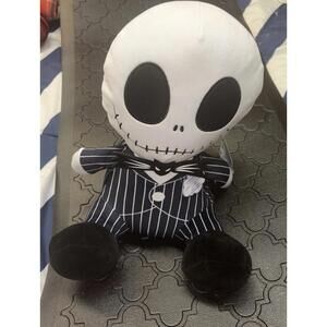 The Nightmare Before Christmas Jack Skellington 12"  Weighted Plushy Stuffed NWT